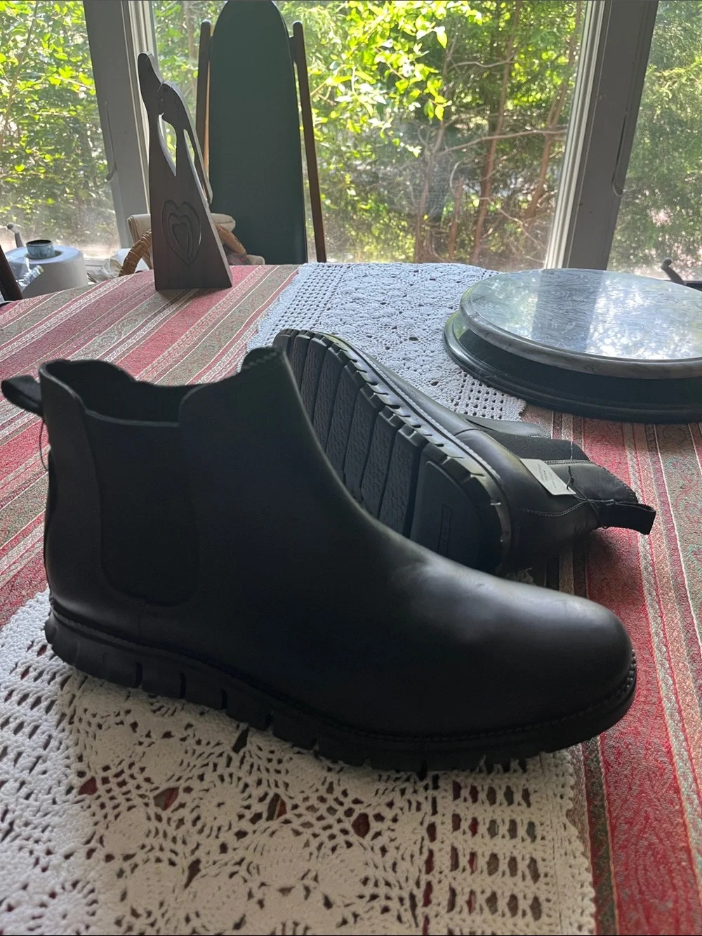 Cole Haan Chelsea boot black water resistant